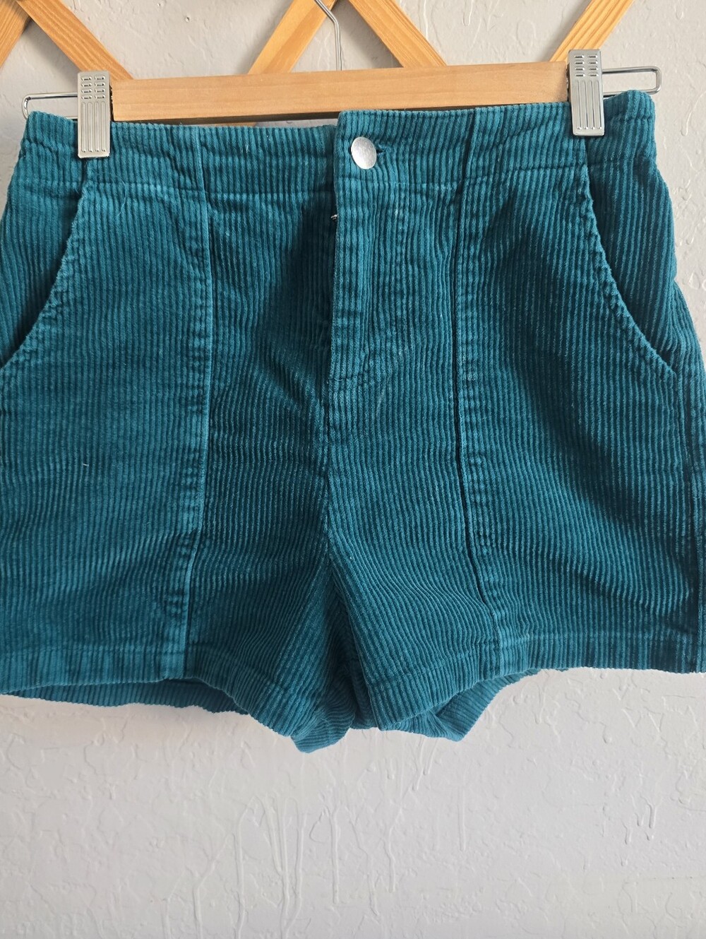 Wild Fable Turquoise Corduroy Shorts size XS